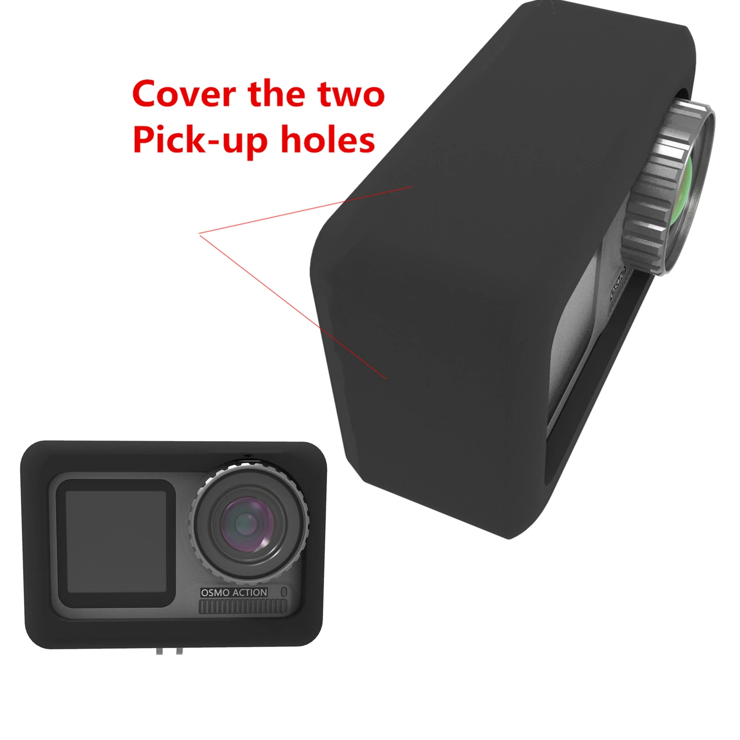 

Windshield Windscreen Cover Housing Case Windproof Wind Noise Reduction Sponge Foam Frame for DJI Osmo Action Sport Camera