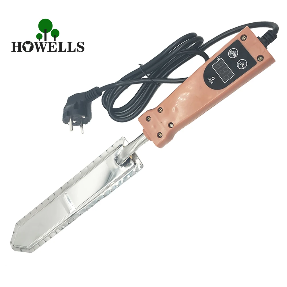 

Electric Stainless Steel Extractor Uncapping Knife Cut Bee Hive Honey Scraper European Standard Plug