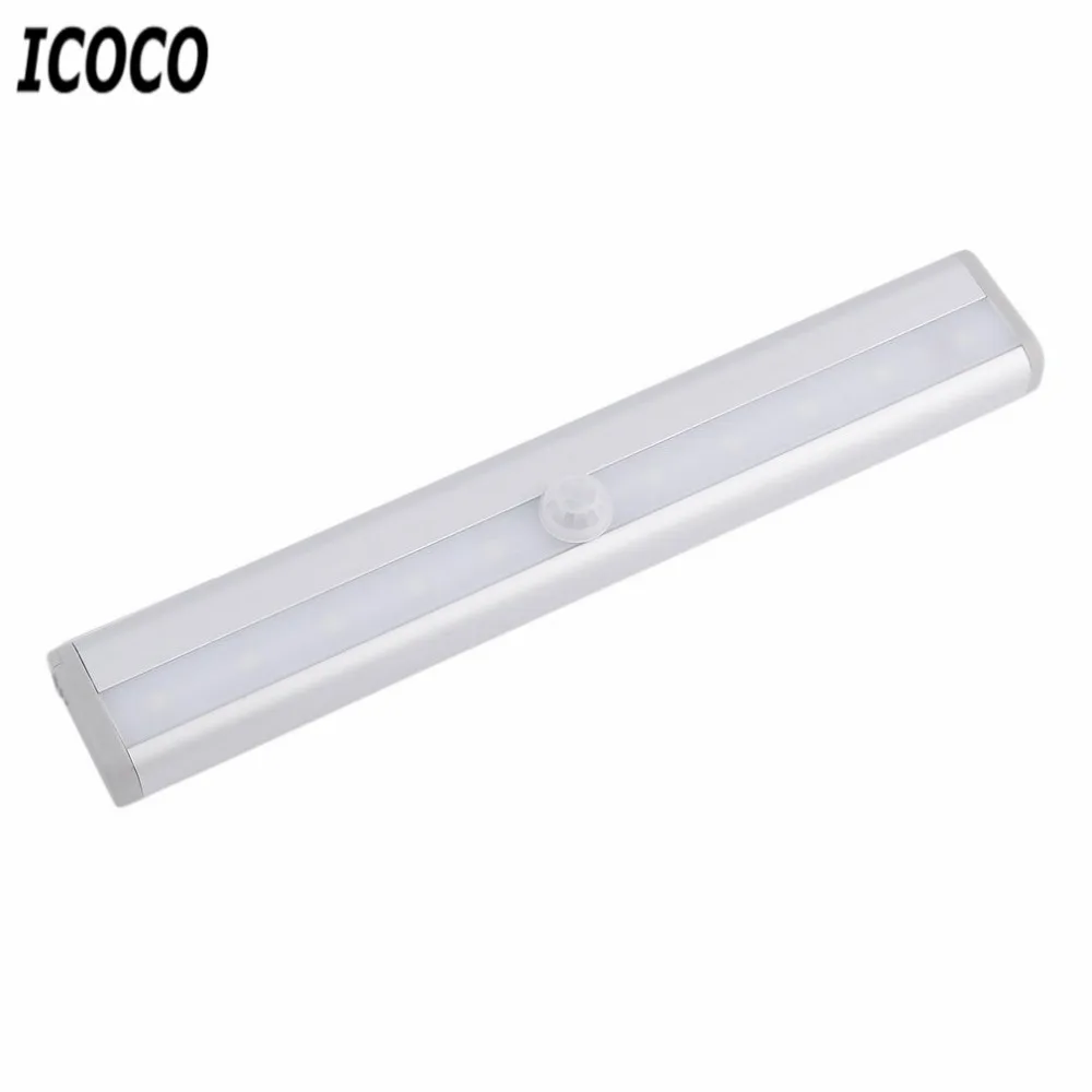 High Bright TDL-7120 10 LED IR Infrared Motion Detector Wireless Sensor Lighting Closet Night Lamp Cabinet Wardrobe Light | Электроника