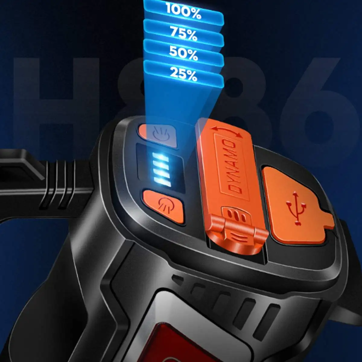 500 Вт ручной прожектор Портативный USB Перезаряжаемый светодиодный прожекторный фонарь водонепроницаемый точечный фонарь для кемпинга охоты