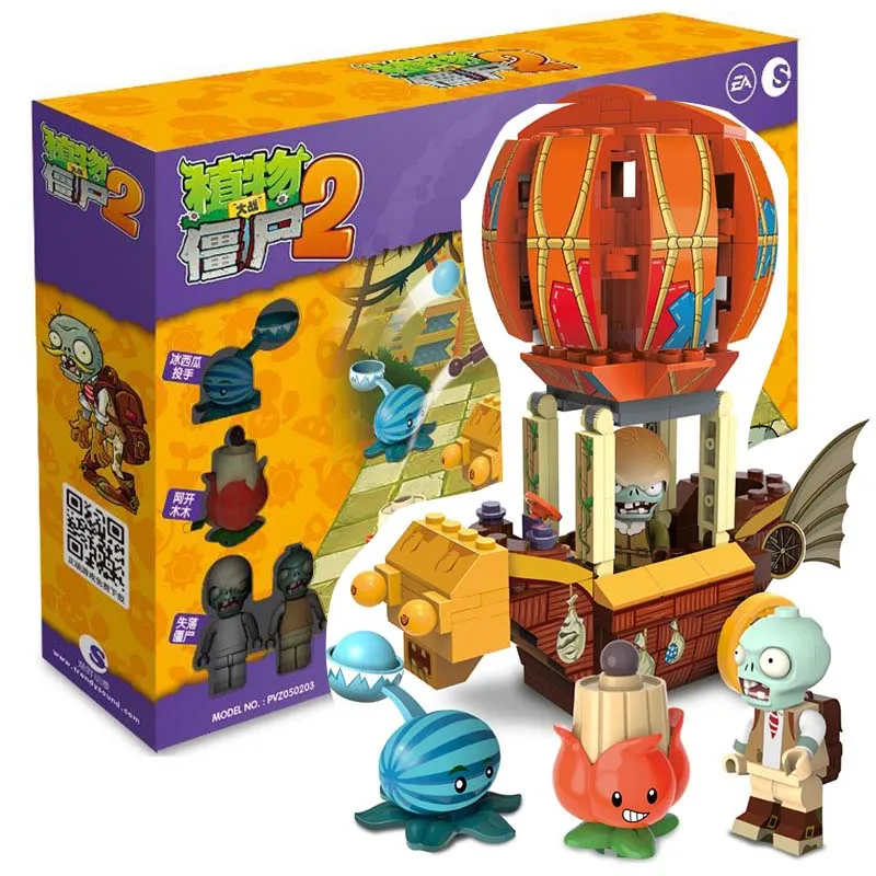 Новинка 2020 lepining Plants Vs Zombies можно снимать экшн игрушки и фигурки строительные