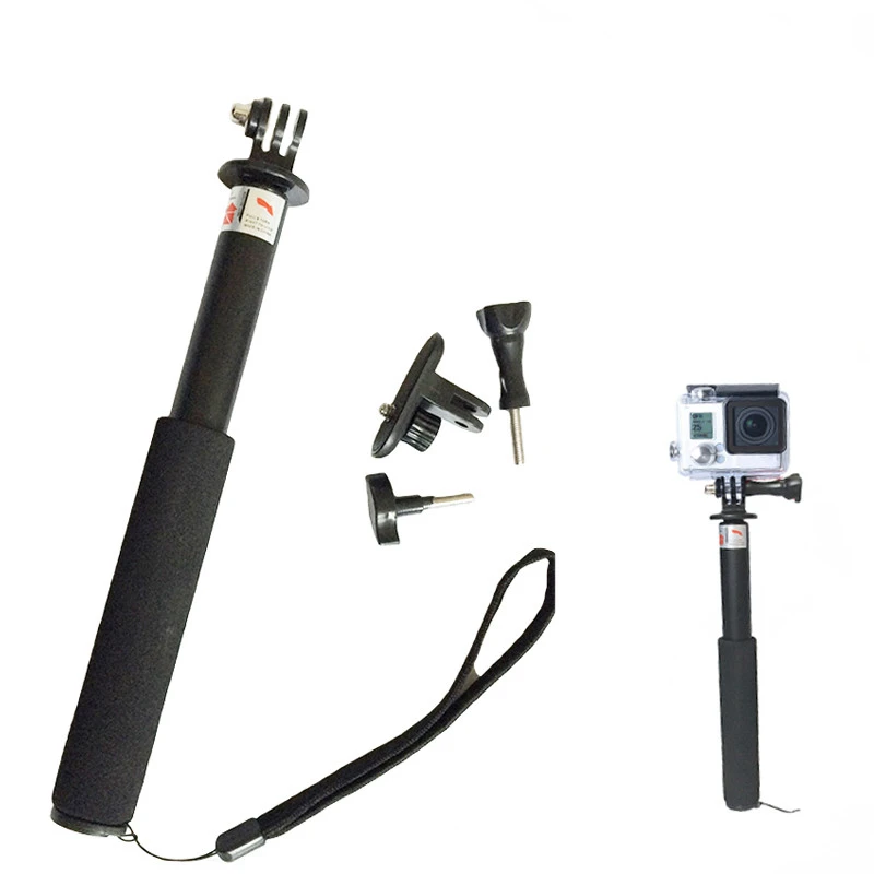 Выдвижной Водонепроницаемый штатив монопод для Gopro Hero 4 3 Sj4000 sjcam xiaomi yi