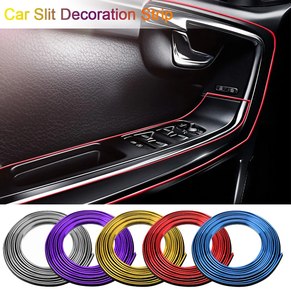 

5M Car Styling Interior Exterior Decoration Strips Moulding Trim Dashboard Door Edge Universal For Cars Auto Accessories bmw e90
