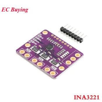 

INA3221 Monitor Module I2C SMBUS Triple-Channel Shunt Power Current Monitor Sensor Board IIC Output With Pins