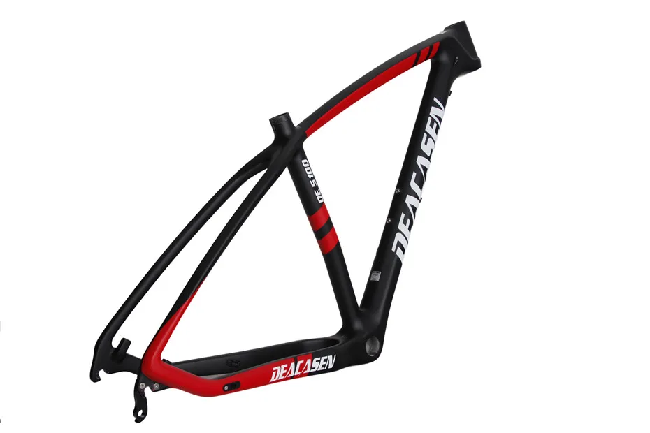 Sale DEACASEN Carbon Mountain  Bike Frame Mtb Thread BB 27.5er 135*9mm Carbon Mountain Frameset Sale 1