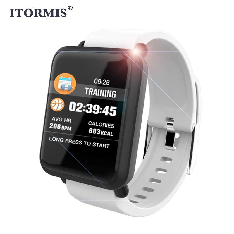 ITORMIS Bluetooth умные часы мужские и женские спортивные фитнес браслет трекер