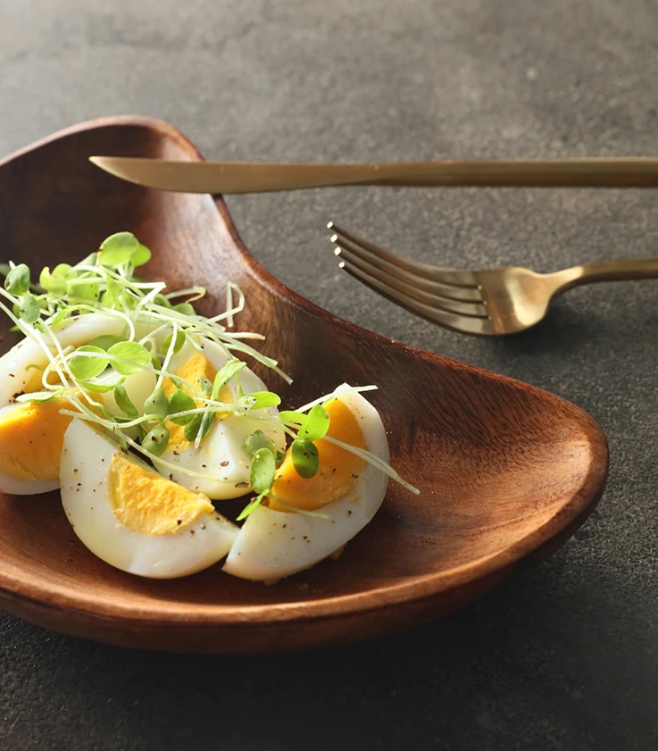 Креативная Форма Луны Деревянные десертные тарелки Клевер фрукты/закуски тарелки эко натуральный деревянный поднос японский стиль посуда