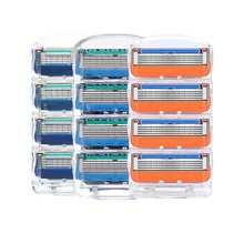 5 Layer Shaver Razor Blade Men Razor Blades Shaving Cassettes Men Shaving Blades Compatible for Gillettee Fusione 12pcs/Box цена 5 Layer Shaver Razor Blade Men Razor Blades Shaving Cassettes Men Shaving Blades Compatible for Gillettee Fusione 12pcs/Box цены онлайн