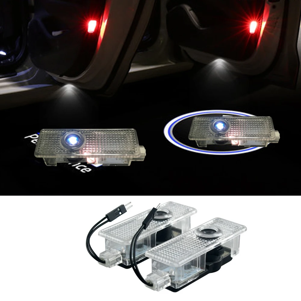 

2pcs Car Door Light Door For BMW M Performance E90 E46 E60 F36 F32 F33 F82 F83 F10 Emblem Car LED Laser Projector Logo Light