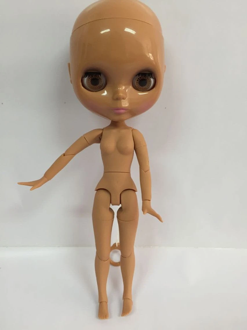Joint body Nude Doll,black skin without hair no make up ,Suitable For DIY  Change BJD Toy For Girls|doll monkey|toy cartoontoy panda - AliExpress