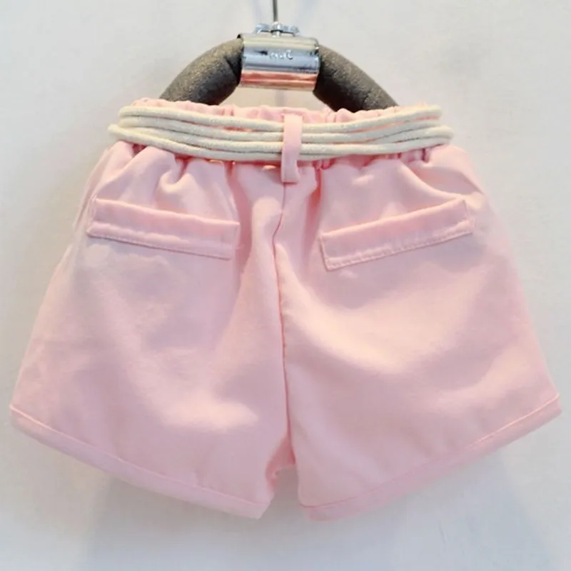 Baby Children Clothes Sets 2018 Girls Fly Sleeve Flower Cotton Shirt + Shorts Summer Set Sport Belt Print Letter Clothes k1 8