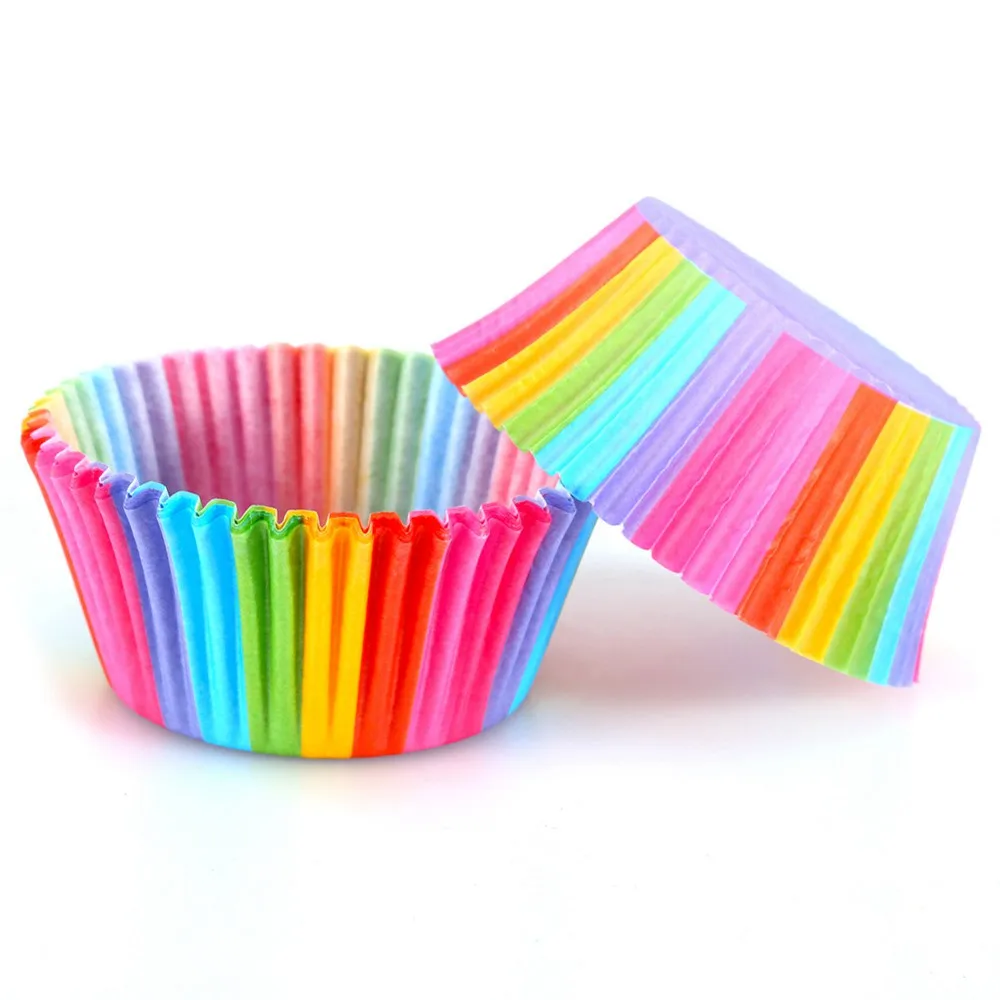 

100pcs Cupcake Paper Cups Cupcake Liner Cupcake Paper Baking Cup Muffin Cases Cake Mold Small Cake Box Cup Tray Decorating Tools