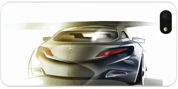 Mercedes Benz Sketch 1 For Iphone 5 5S Cool Hard Case Free Shipping |