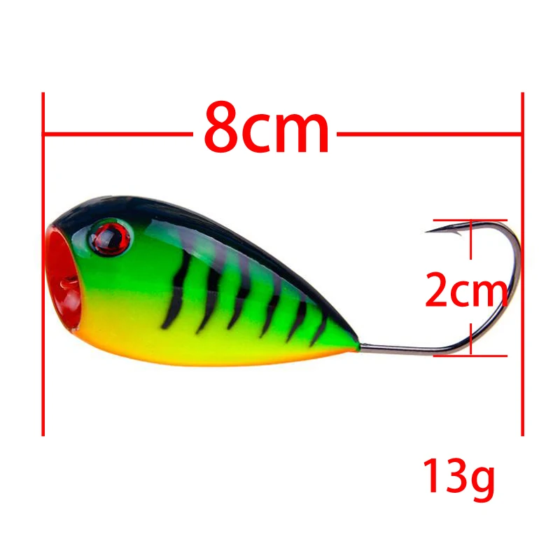 6-Pieces-Croatian-egg-Popper-Bumble-Fishing-Lures-8cm-13g-Topwater-Floating-Weedless-Fishing-Bait-Swimbait