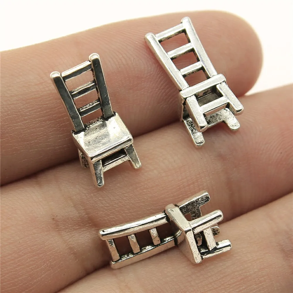 15pcs Charm Chair 3D Chair Pendant Charms For Jewelry Making Antique Silver 3D Chair Charms 17x7x6mm 15pcs Charm Chair 3D Chair Pendant Charms For Jewelry Making Antique Silver 3D Chair Charms 17x7x6mm