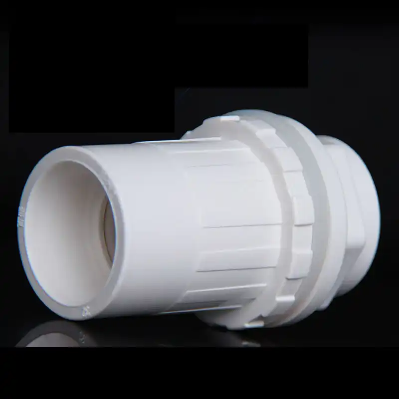 Plastic PVC water supply pipe fittings with aquarium overflow thread