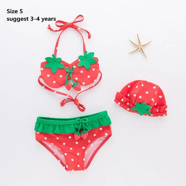 baby girl swimsuit with hat