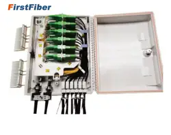 FTTH 24 ядер волокно распределительная коробка 24 порта 24 канальный сплиттер коробка Крытый Открытый волоконный разделитель Коробка ABS FF-FTB-24-