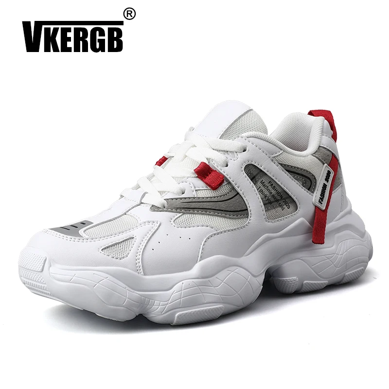 

Vulcanized Shoes Wedge sneakers for men casual Mesh Walking Shoe Brand Designer Platform Chunky Breathable Male Adult Footwear