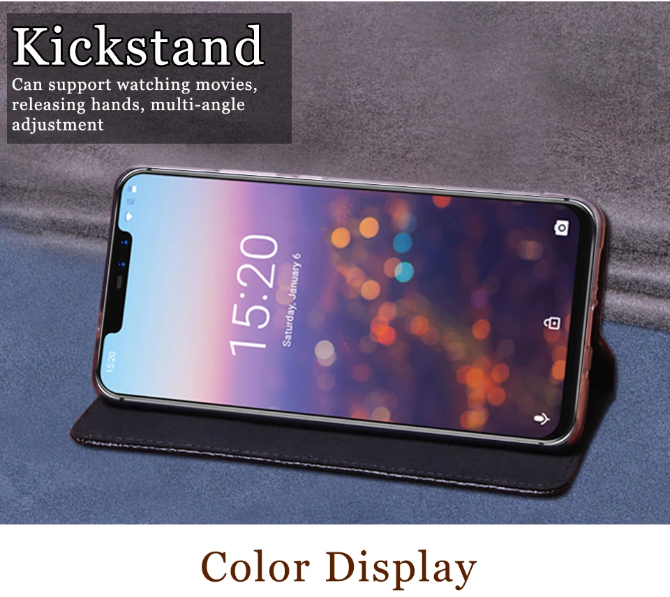 RYKKZ Роскошный кожаный чехол с откидной крышкой для UMIDIGI Z2 Pro 6,3 ''мобильного телефона чехол для UMIDIGI Z2 Pro S2 Pro кожаный чехол для телефона чехол