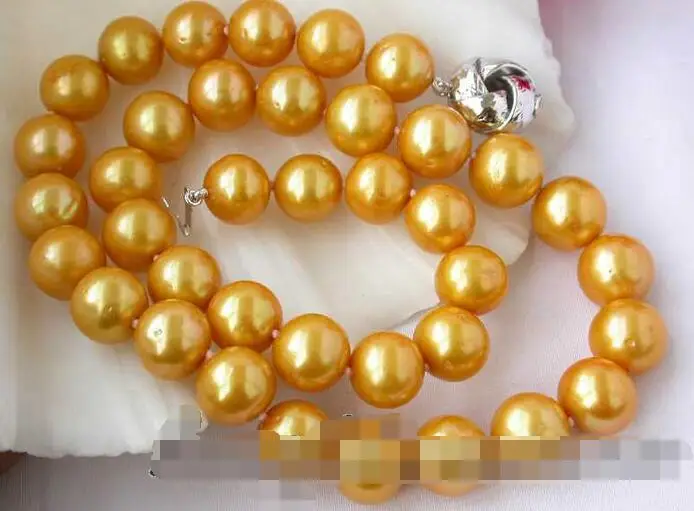 

song voge gem nanJ1326 gold round freshwater pearl necklace