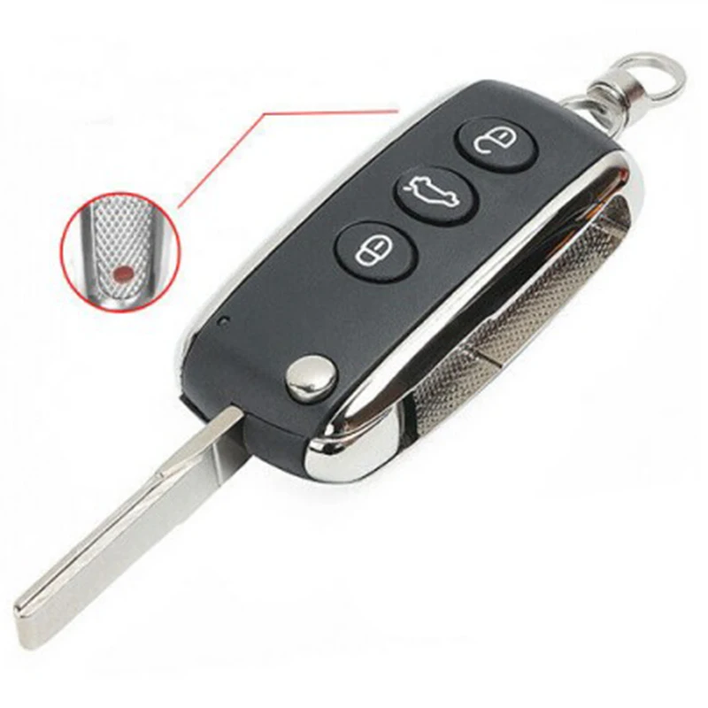Дистанционный ключ KEYECU Smart Flip с 3 + 1/ 4 кнопками 315 мгц брелок для Bentley C * ontinental GT GTC