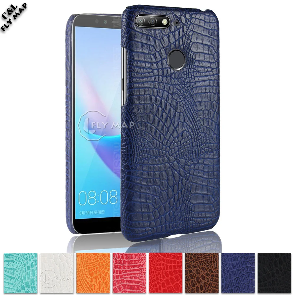 Чехол из крокодиловой кожи для Huawei Honor 7C C7 5 7 &quotAUM L41 жесткий чехол телефона