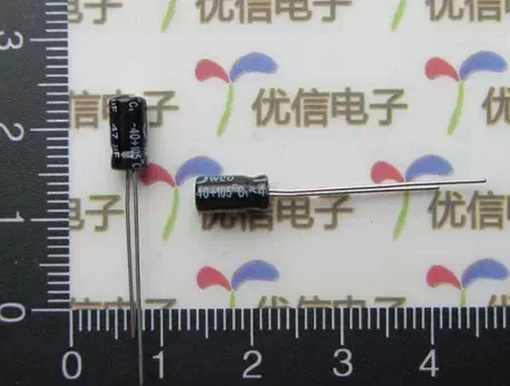 50 pcs Electrolytic Capacitors 50V 10UF 4X7MM Aluminum Electrolytic Capacitor
