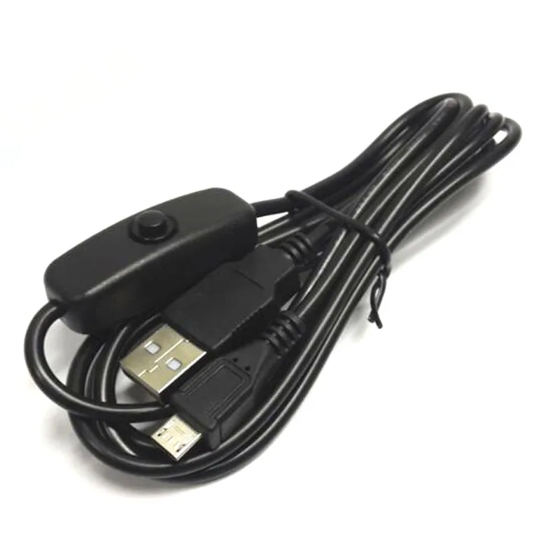 USB к Micro USB с переключателем вкл/выкл зарядный кабель для Android Raspberry Pi 3 Banana Pi Easy Start