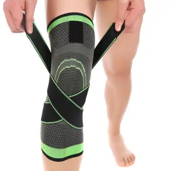 

Men Women Knee Support Compression Sleeves Joint Pain Arthritis Relief Running Fitness Elastic Wrap Brace Knee Pads With Strap