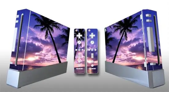 

beach 002 Vinyl Skin Sticker Protector for Nintendo Wii and controller skins Stickers