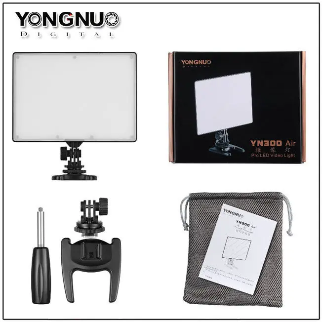 YONGNUO YN300 air YN-300 yn 300 AIR Pro светильник для Canon Nikon + NP-F550 BATTERY Charger | Электроника