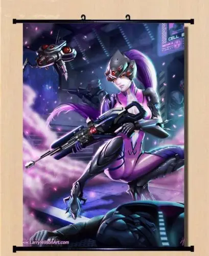 

Game Overwatch Widowmaker Home Decor Poster Wall Scroll