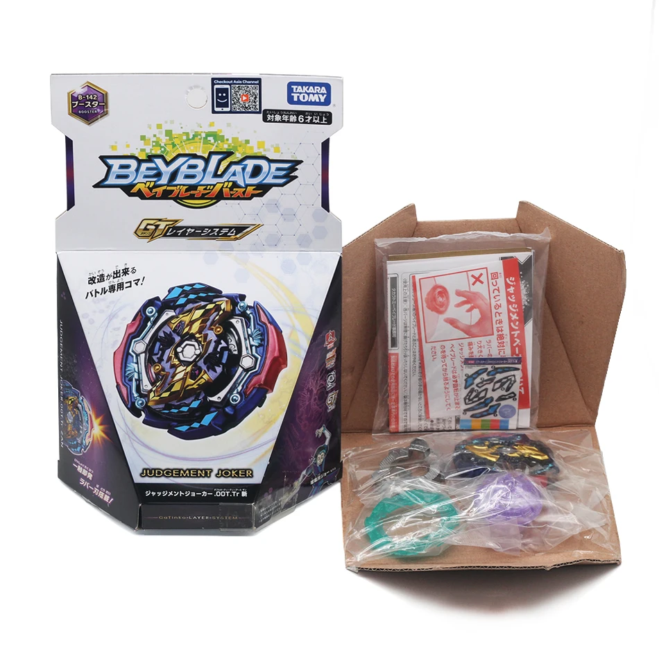

Takara beybladeburst Genuine TOMY BEYBLADE GT B-142 Trial Clown Bully Burst Gyro Toy Metal Fusion battle gyro