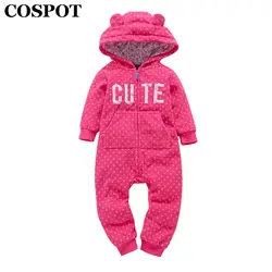 COSPOT/Новинка 2019 года, комбинезон для маленьких девочек, комбинезон с рисунком для новорожденных, детская одежда с длинными рукавами для