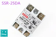 1 pces módulo de relé de estado sólido SSR-25DA 25a/250v 3-32v dc entrada 24-380vac saída ssr25da