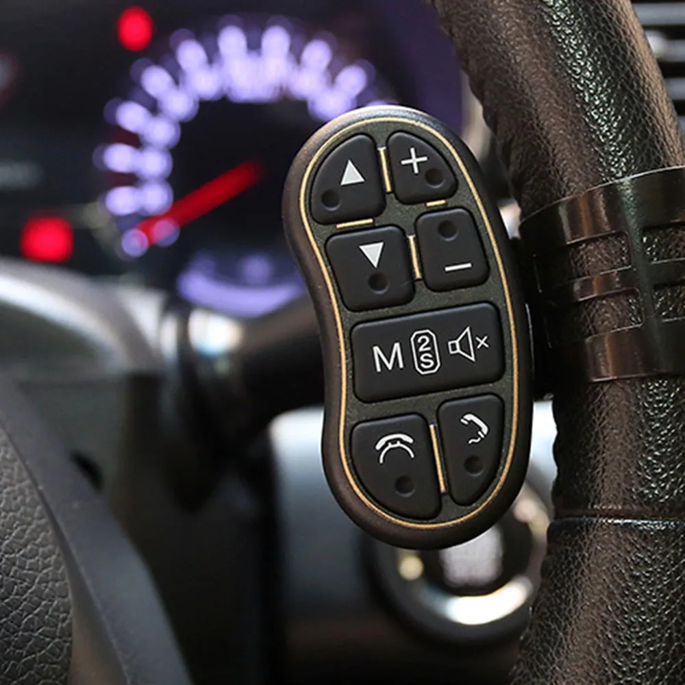 

Universal Car Steering Wheel Button Remote Control Car navigation DVD 2 din android Bluetooth wireless Universal remote