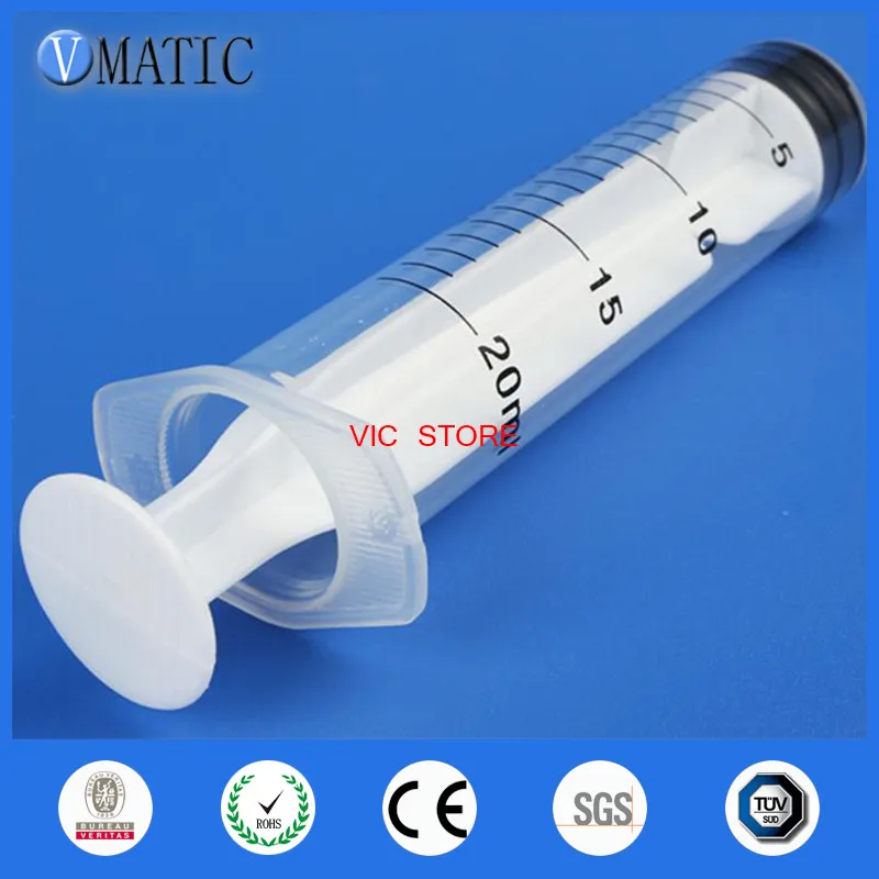 Free Shipping 20cc Hand Manual Dispensing Syringe Plastic Dispenser