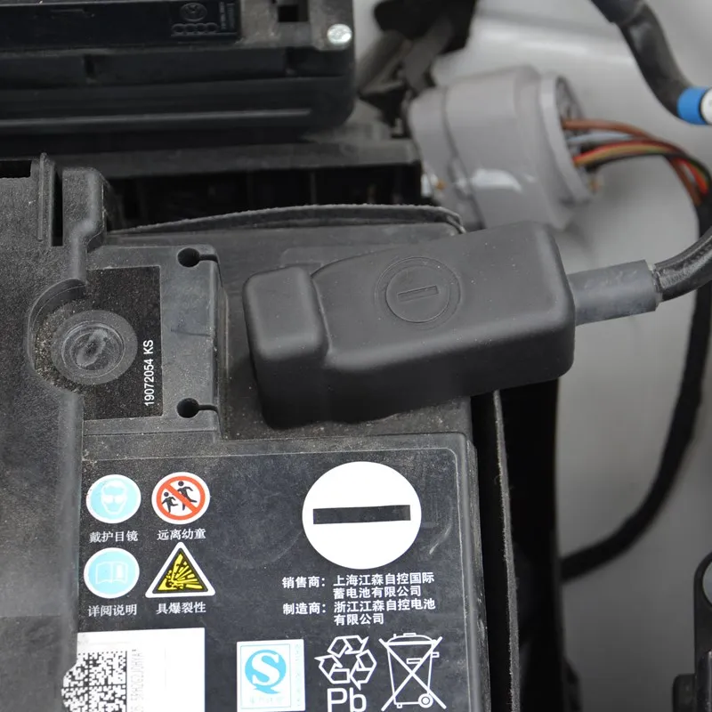 ABS батареи отрицательный кабель питания зажим терминальный протектор крышки для VW Vento Polo Ameo Skoda Fabia Rapid