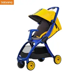 В продаже Babysing K-GO Роскошные коляски всесезонные Путешествия свет зонтик автомобиль Складная Детские детская коляска