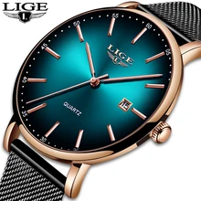 LIGE Fashion Mens Watches Top Brand Luxury Blue Waterproof Watches Ultra Thin Date Simple Casual Quartz Watch Men Sports Clock LIGE Fashion Mens Watches Top Brand Luxury Blue Waterproof Watches Ultra Thin Date Simple Casual Quartz Watch Men Sports Clock