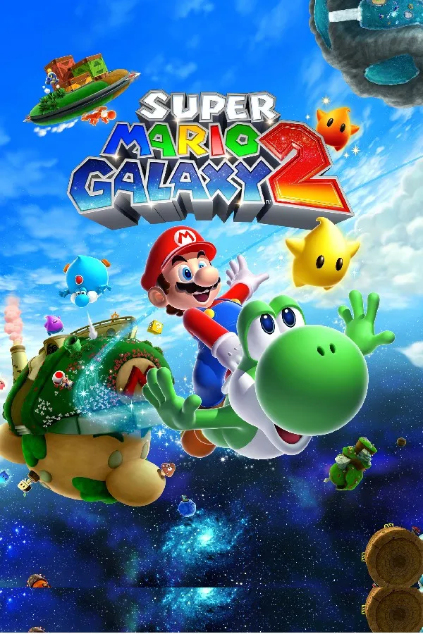 Diy Frame Cartoon Super Mario Galaxy 2 Game Poster Silk