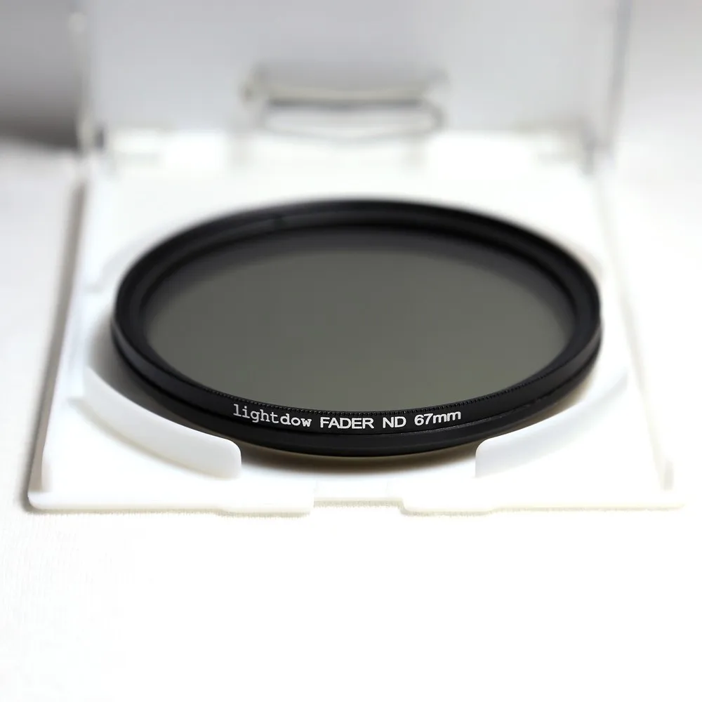 

Lightdow 67mm Fader Variable ND Filter Neutral Density ND2 ND4 ND8 ND16 to ND400 Lens Filter