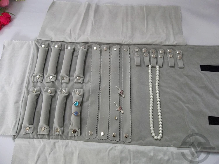 Улучшенная бархатная Многофункциональная портативная мягкая сумка для ювелирных изделий ожерелье держатель кольца серьги кулон браслет дорожная сумка складная