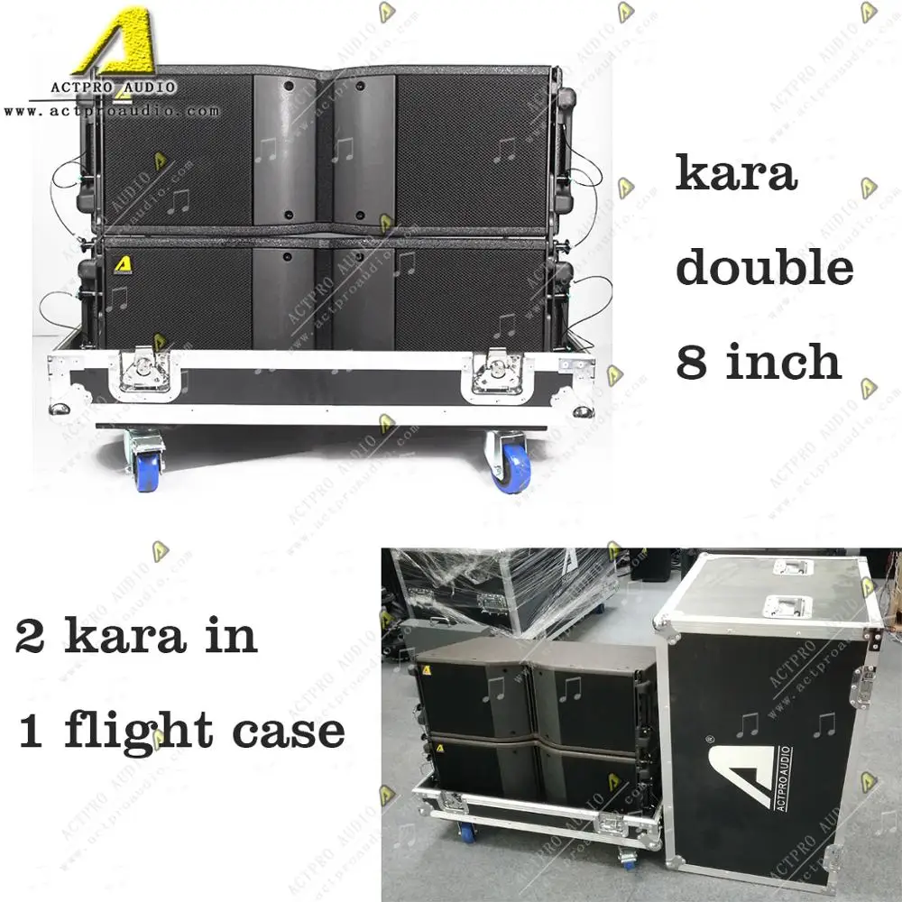 KARA двойной 8 дюймов 200 Вт линейный массив активный модульный линейный массив система аудио динамик