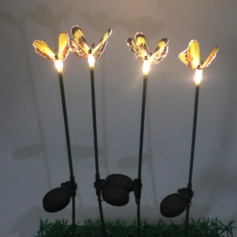 LED Solar Powered Butterfly Outdoor Garden Lawn light for Yard Lawn Landscape Decoration Lamp solar light (7)
