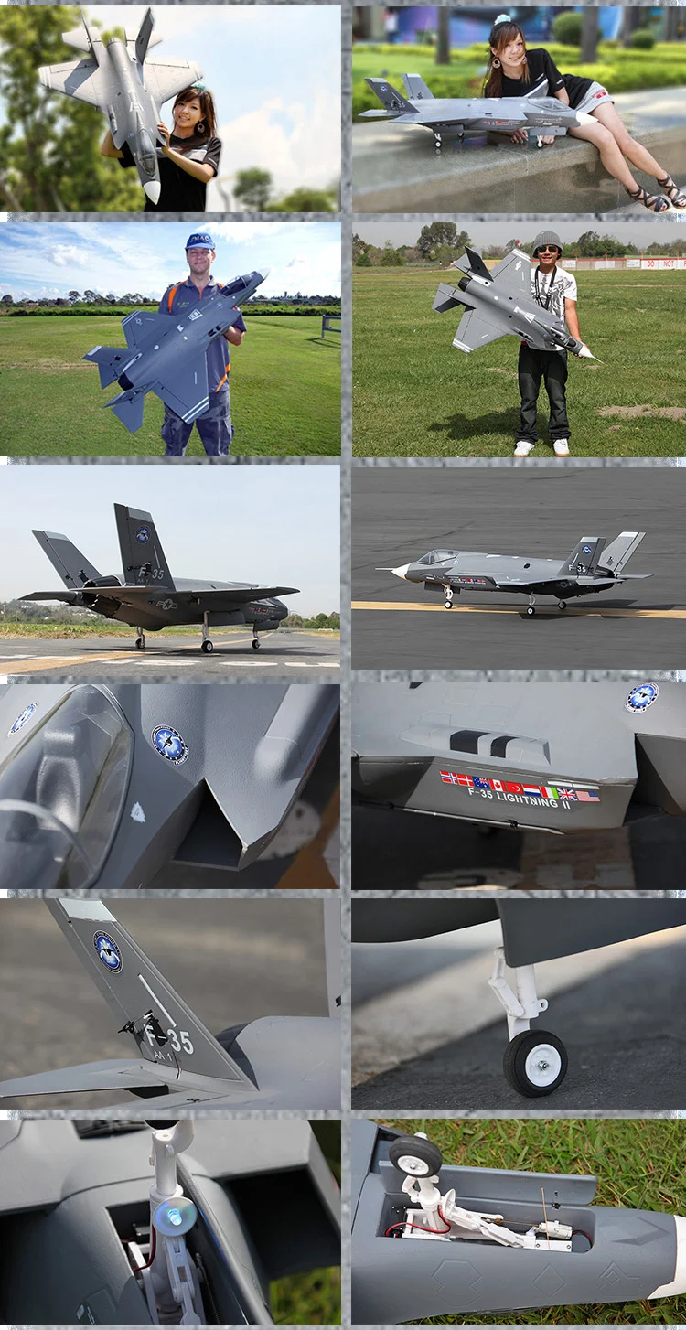 F35 70 мм EDF Самолет RC самолет PNP EPS