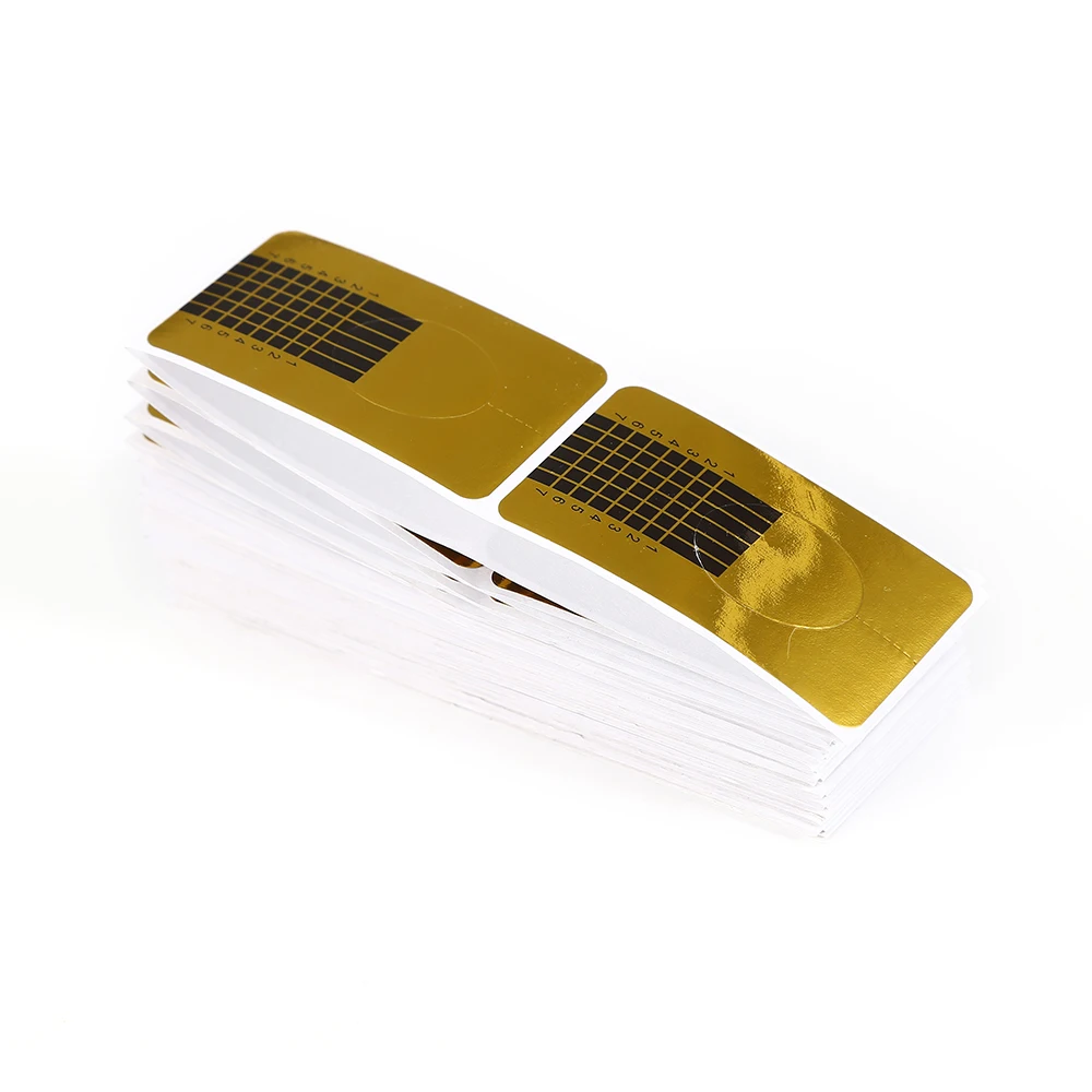 ELECOOL 100/50 шт./лот в форме подковы профессиональные формы для наращивания ногтей