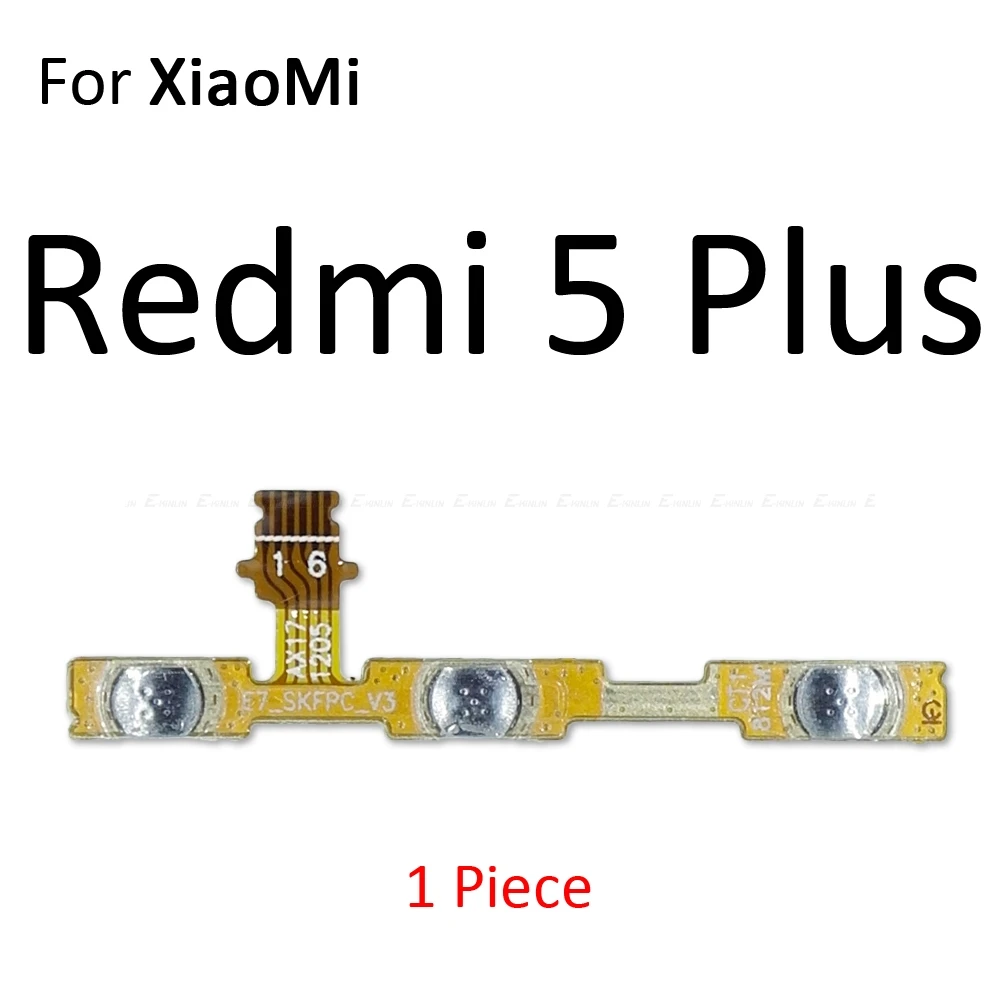 Кнопка регулировки громкости источник энергии кнопка включения выключения гибкий кабель для Xiaomi Redmi 3X3 S 4A Note 7 6 2 5A 6A 5 Plus 4 3 Pro 4X Global