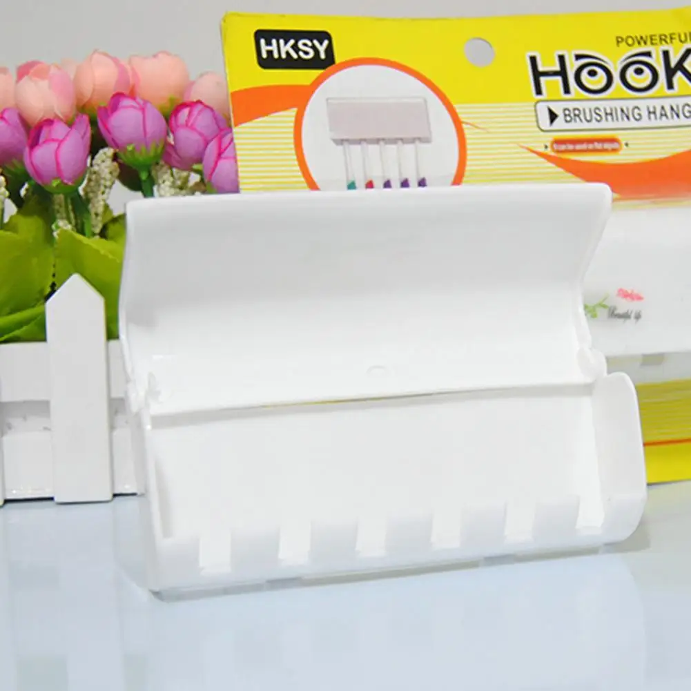Bathroom Toothbrush Holder 6 Holes Bathroom Accessories Toothbrush Case Stickup Wall Hang Stand With Cover Free Shipping Bathroom Toothbrush Holder 6 Holes Bathroom Accessories Toothbrush Case Stickup Wall Hang Stand With Cover Free Shipping